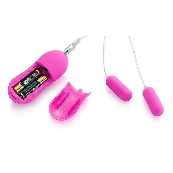 Black Friday Blowout 4720M      10 Function Dual Pink Vibrating Soft Touch Bullets - LAST CHANCE - Final Closeout!