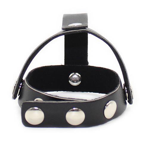 Black Friday Blowout 7209DL      Cock Ring Strap with T-Style Ball Divider - LAST CHANCE - Final Closeout!
