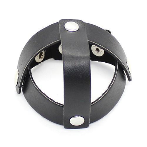 Black Friday Blowout 7209DL      Cock Ring Strap with T-Style Ball Divider - LAST CHANCE - Final Closeout!