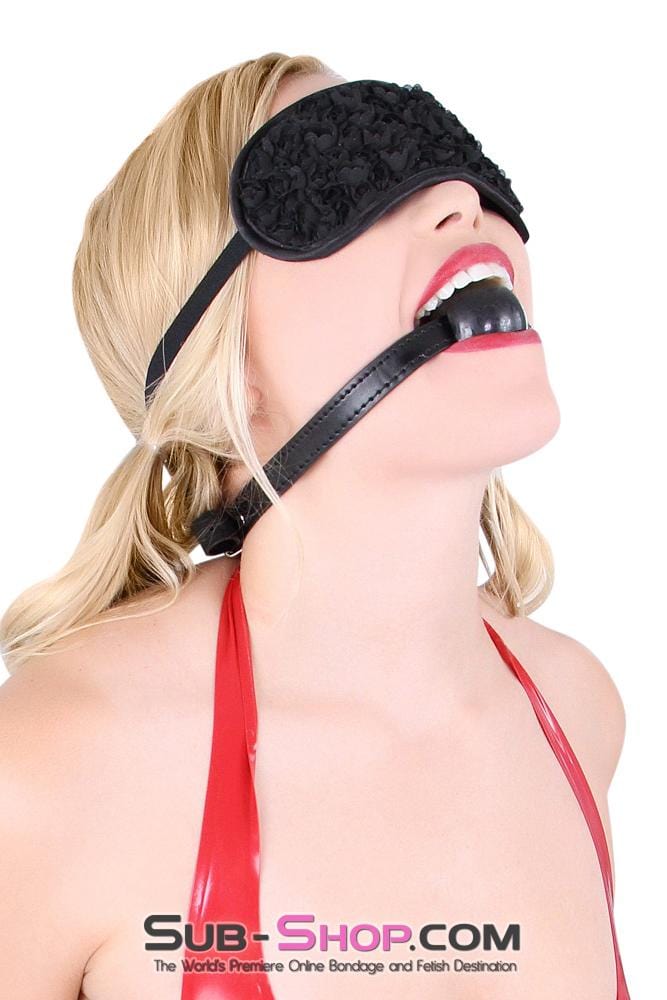 Black Friday Blowout 8999DL      Bondage Basics Black Rubber Classic Ball Gag - MEGA Deal