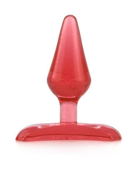 Black Friday Blowout 9775M      Red Crystal Jelly Butt Plug - LAST CHANCE - Final Closeout!