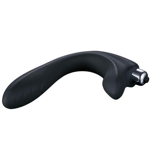 Black Friday Blowout 9928M      Soft Black Silicone Anal Prostate Stimulator - LAST CHANCE - Final Closeout!