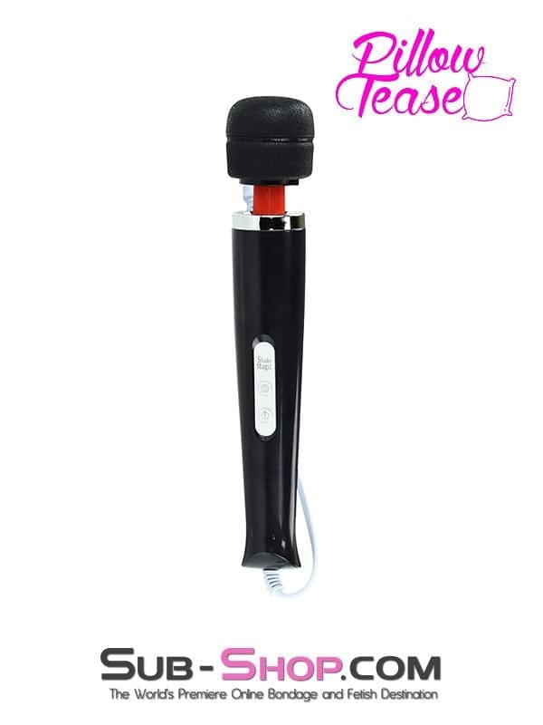 Black Friday Blowout European Plug Style 6827LT      20 Speed Multi-Function Magic Massager, Black - LAST CHANCE - Final Closeout!
