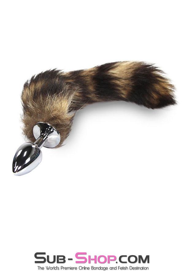 Black Friday Blowout Smooth Plug 3789HS      Little Fox Mini Steel Butt Plug Tail - LAST CHANCE - Final Closeout!