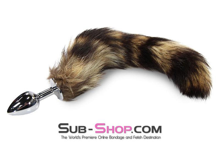 Black Friday Blowout Smooth Plug 3789HS      Little Fox Mini Steel Butt Plug Tail - LAST CHANCE - Final Closeout!