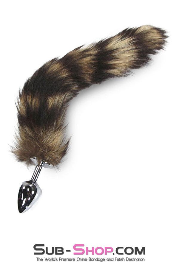 Black Friday Blowout Smooth Plug 3789HS      Little Fox Mini Steel Butt Plug Tail - LAST CHANCE - Final Closeout!
