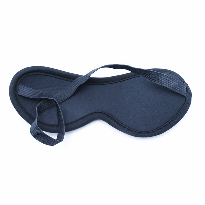 Blindfold 1485M      Black Quilted Love Mask Blindfold