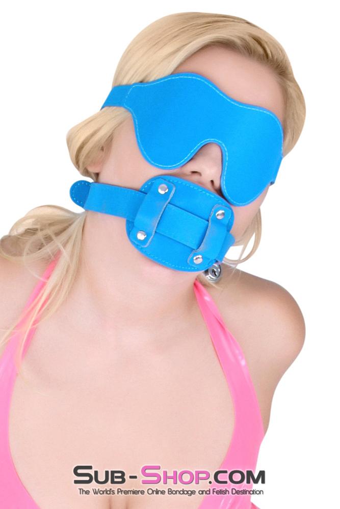 Blindfold 5738MQ      Tantric Blue Lover's Mask Blindfold