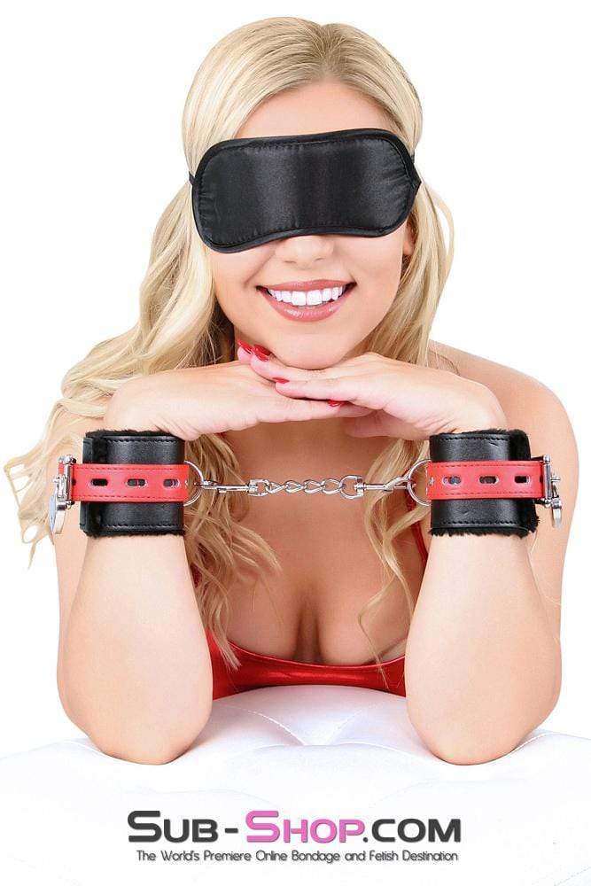 Blindfold 7105DL      Bondage Basics Black Satin Blindfold