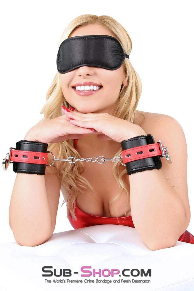 Blindfold 7105DL      Bondage Basics Black Satin Blindfold