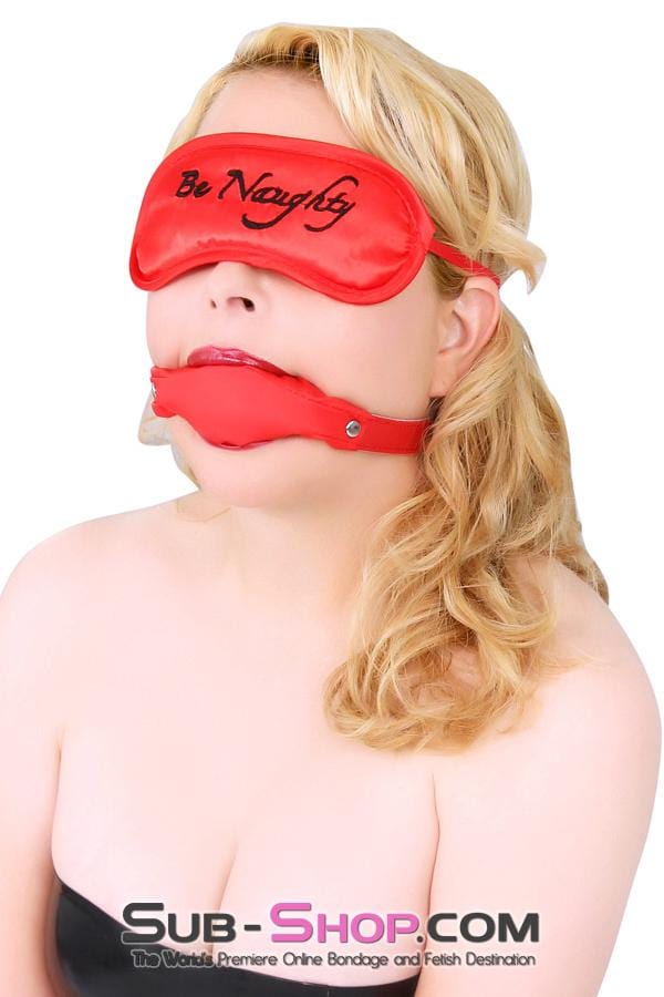 Blindfold 8922DL      Be Naughty Satin Love Mask