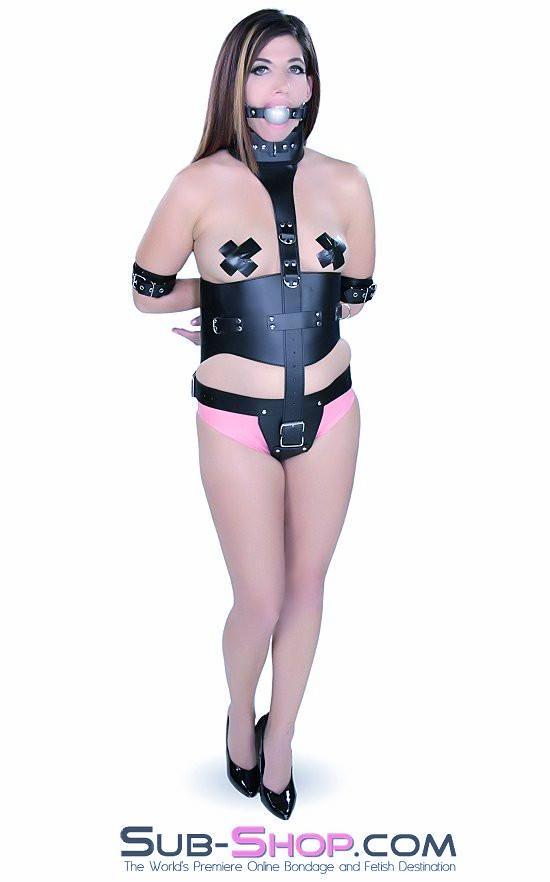 Body Harness 9709HS      Top to Bottom Collar, Belt & Chastity Set