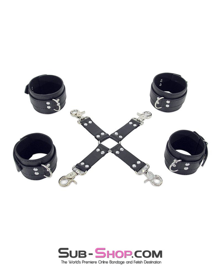 Bondage Set 9092M      Hogtie and Bondage Sex Position 5 Pc. Restraint System