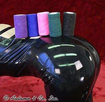 Bondage Wrap 5745A      Wrap-Sure Self Adhesive Bondage and Gag Wrap, Black