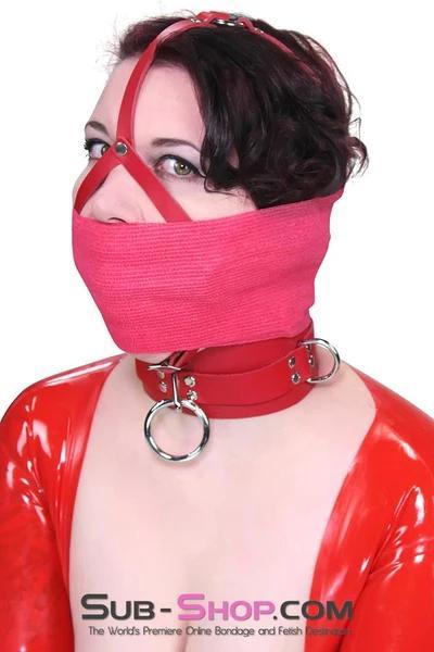 Bondage Wrap 5746A-GAG      Wrap-Sure Self Adhesive Gag Wrap, Red