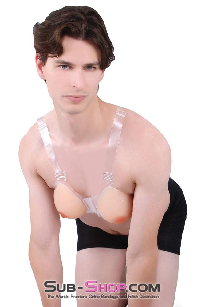 Breast Forms 7180AE      Just Like My Own Sissy Transformation B-Cup Real Feel Breasts with Nipples