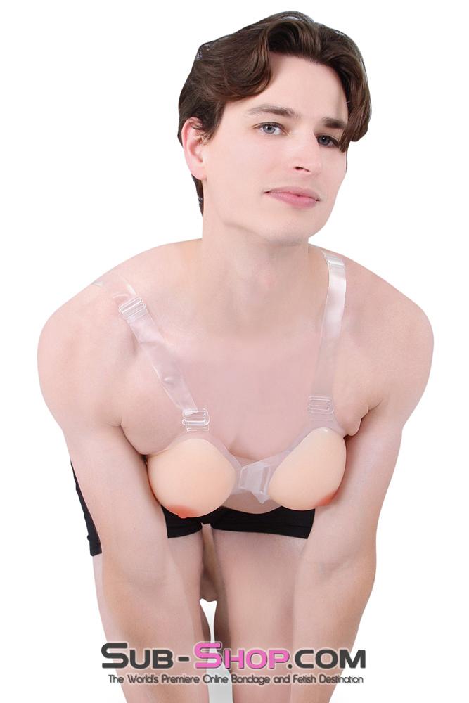 Breast Forms 7180AE      Just Like My Own Sissy Transformation B-Cup Real Feel Breasts with Nipples