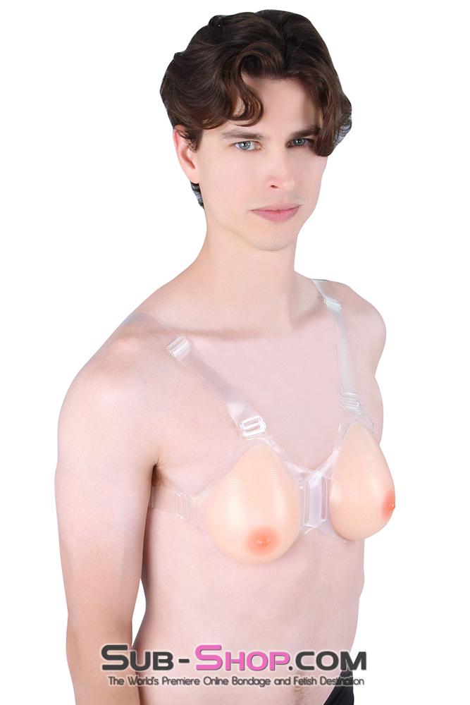 Breast Forms 7180AE      Just Like My Own Sissy Transformation B-Cup Real Feel Breasts with Nipples