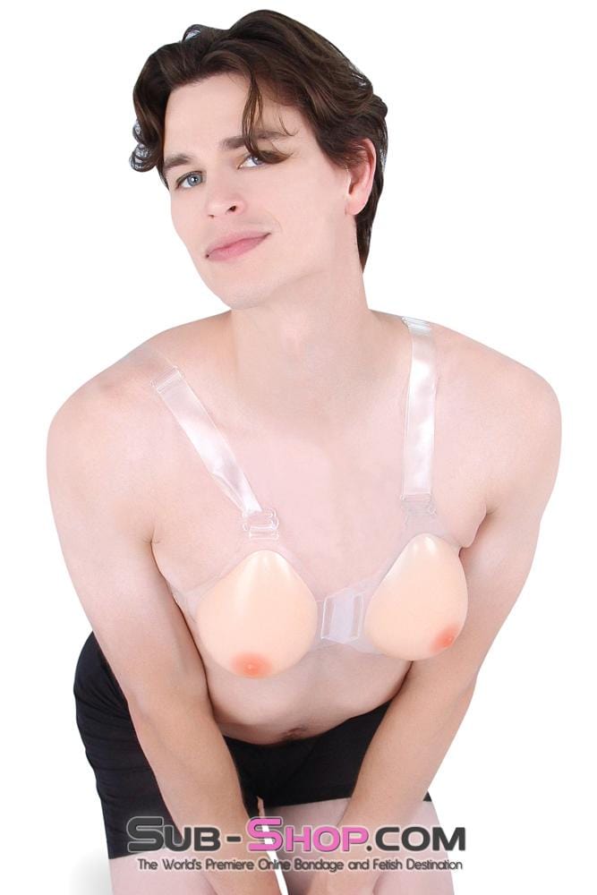 Breast Forms 7180AE      Just Like My Own Sissy Transformation B-Cup Real Feel Breasts with Nipples
