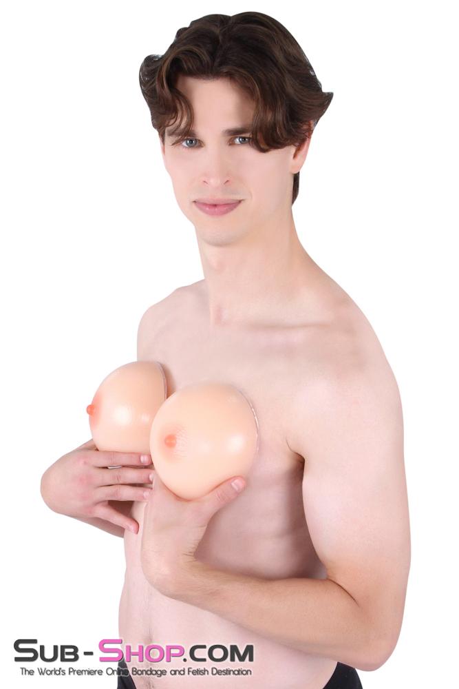 Breast Forms 9888RS      Venus Silicone Real Feel Breast Enhancer Inserts with Nipples, DD Cup