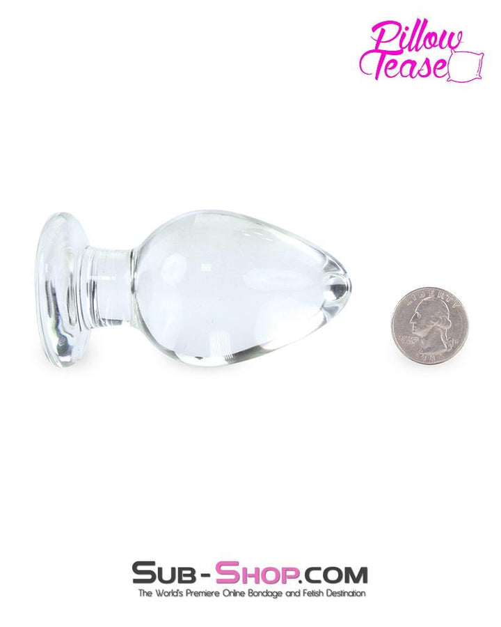 Butt Plug 0190E      Large Glass Anal Plug