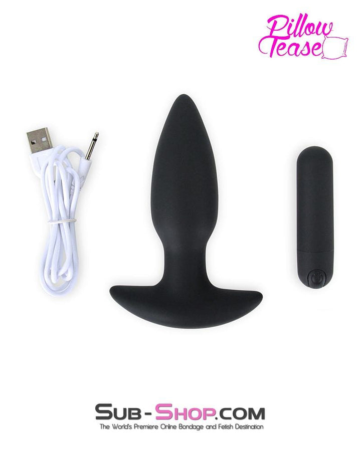 Butt Plug 0421E      10 Function Waterproof Silicone Rechargeable Anal Plug