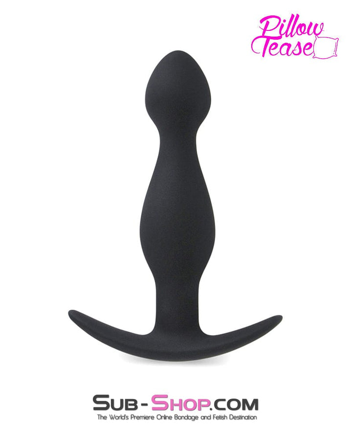 Butt Plug 0668M      The Pike Silicone Double Ball Butt Plug