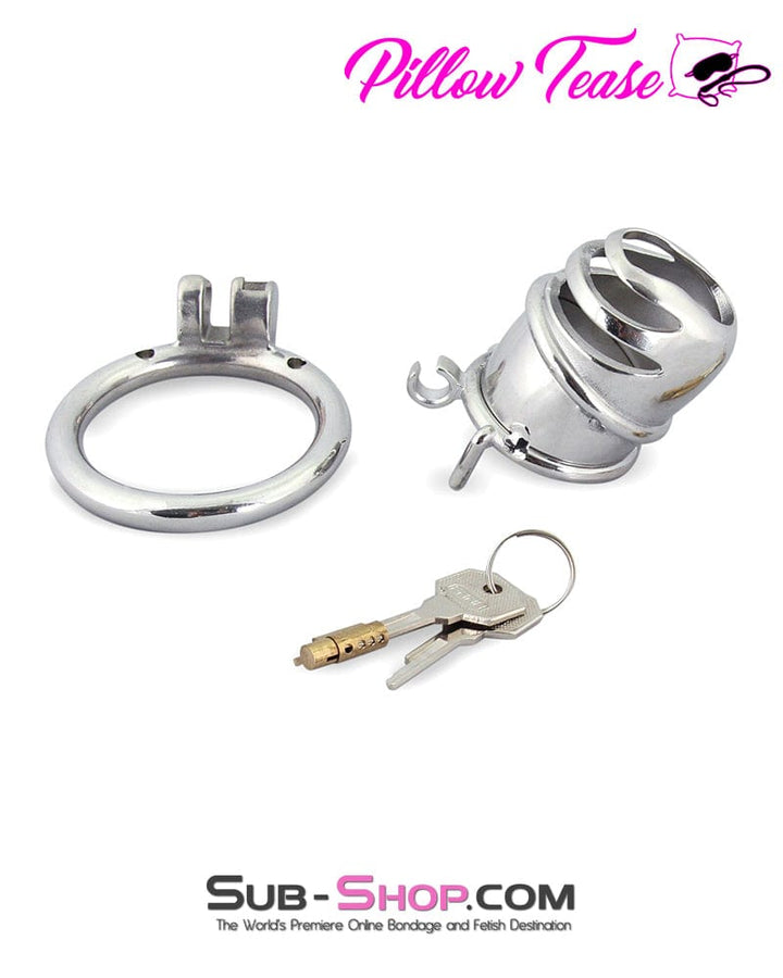 Chastity 0482M      The Enforcer High Security Stainless Steel Chastity Cock Cage