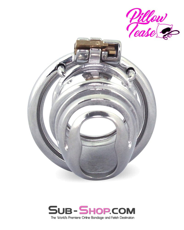 Chastity 0482M      The Enforcer High Security Stainless Steel Chastity Cock Cage