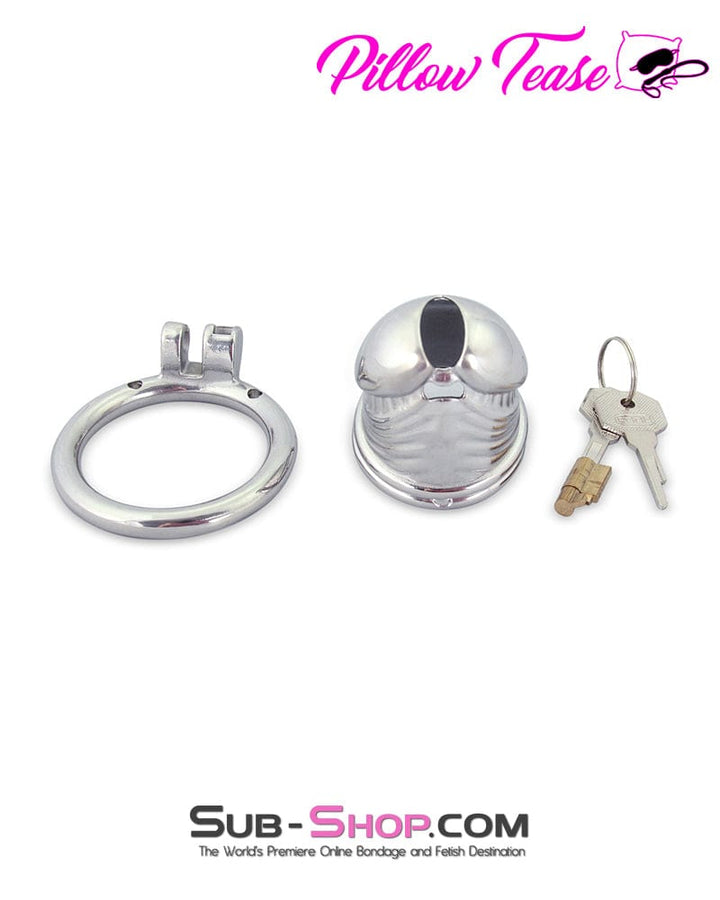 Chastity 0642M      Penis Head High Security Steel Cock Cage Chastity