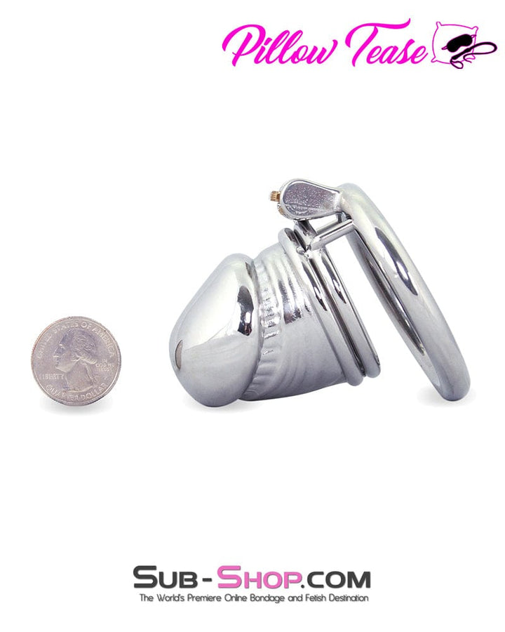 Chastity 0642M      Penis Head High Security Steel Cock Cage Chastity