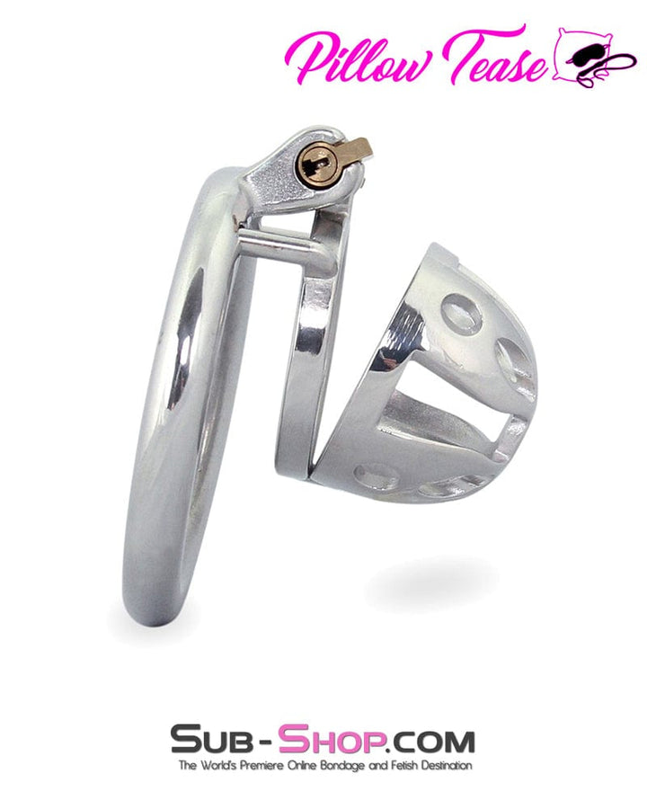 Chastity 0717M      Mini Basket Steel Cock Cage Chastity Device