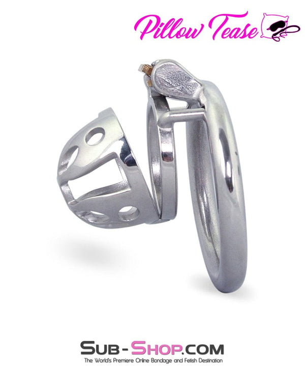 Chastity 0717M      Mini Basket Steel Cock Cage Chastity Device