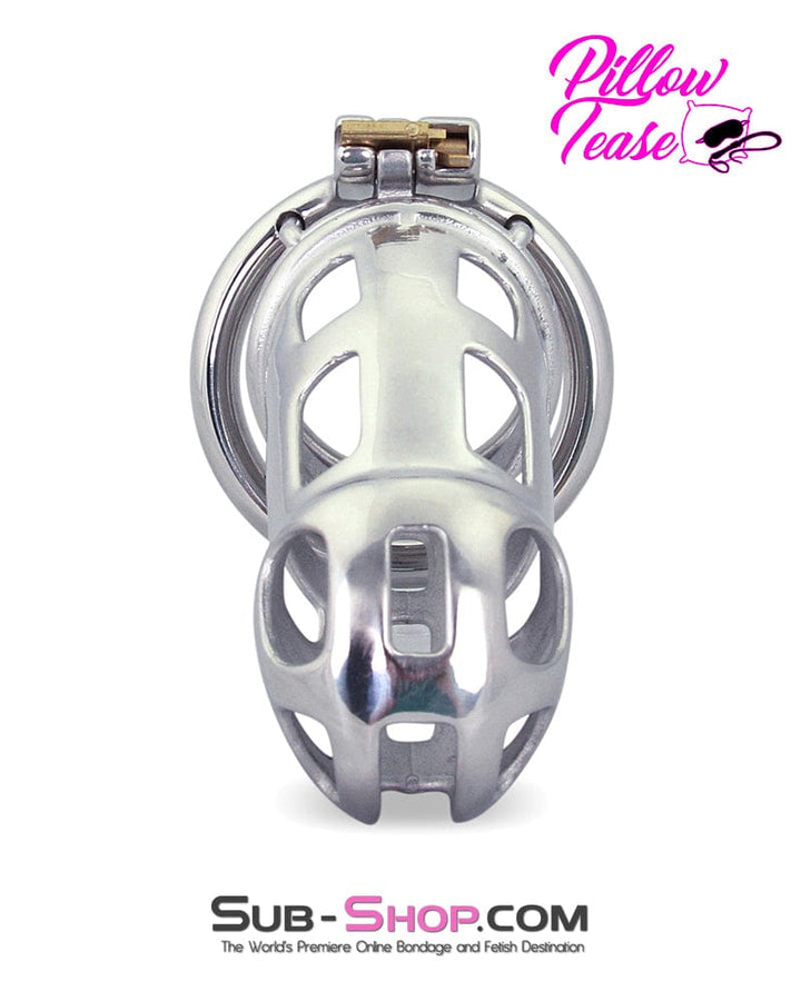 Chastity 0795AR      Hard Up Locking Steel Male Chastity Teasing Cage