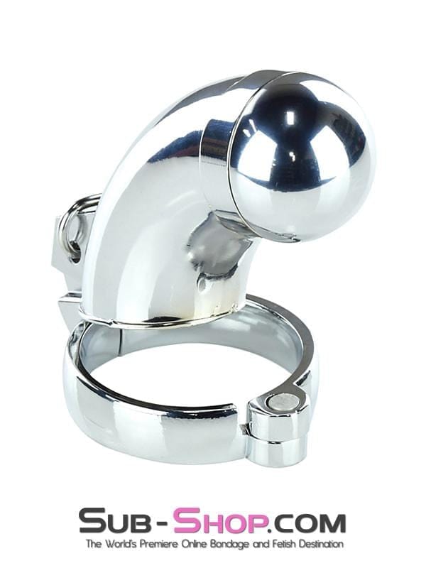 Chastity 2" Cock Ring Size 3783HS      Solid Steel Chastity with Removable Tip