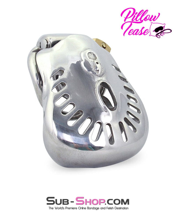 Chastity 2234AR      Big Steel Dungeon Full Balls and All Locking Male Chastity Cage
