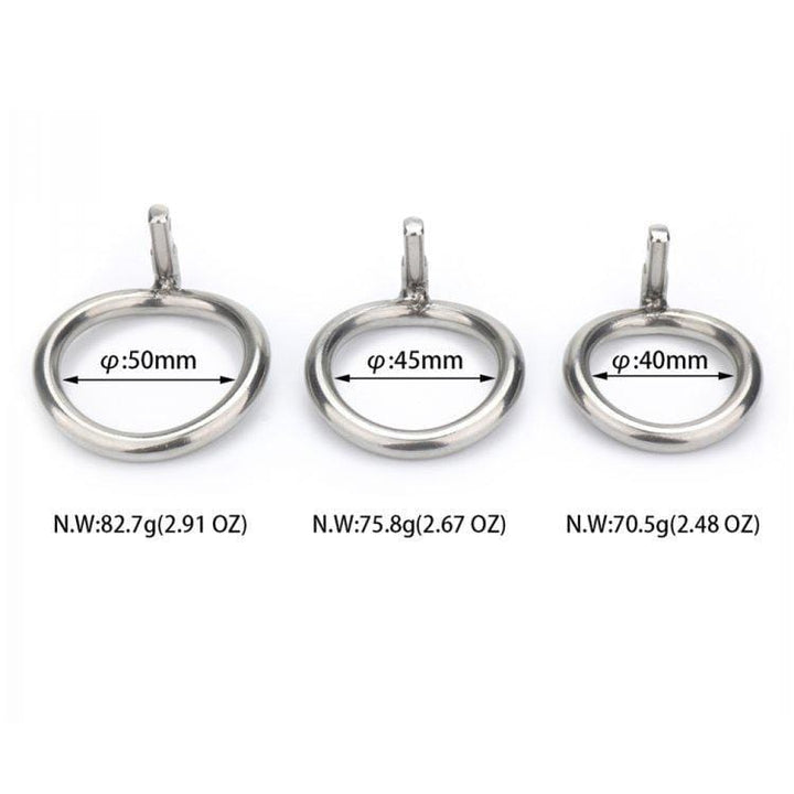 Chastity 3749M      Cock Blocker Locking Steel Tease and Torment Chastity Cock Cage