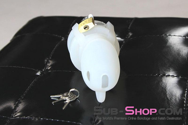 Chastity 3790HS      Silicone Cock Cave Extended Wear Chastity Cage Set