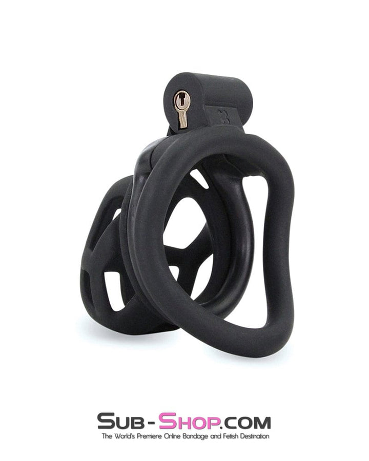 Chastity 7415M      Chastity Games Locking Cock Cage, Short Length