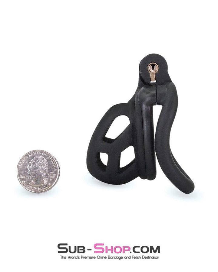 Chastity 7415M      Chastity Games Locking Cock Cage, Short Length