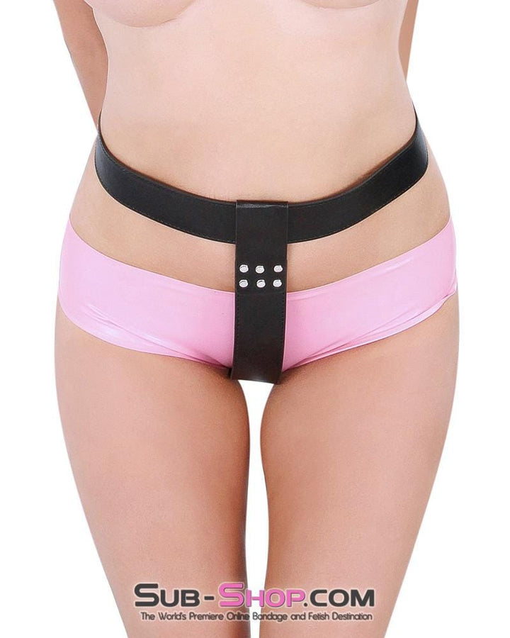 Chastity 8861HS      Like a Virgin Locking Female Chastity Harness