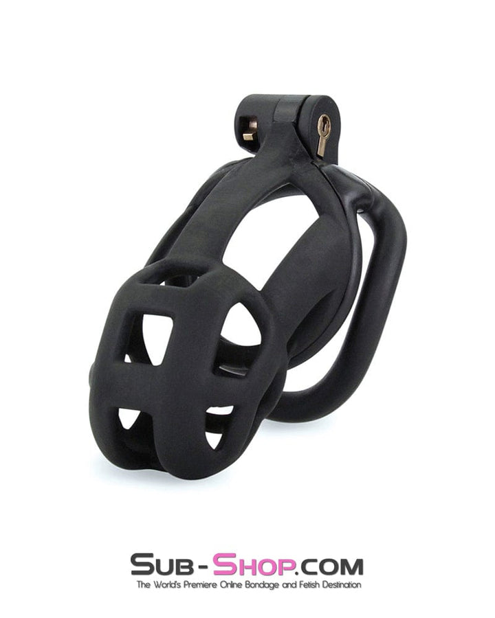 Chastity 9097M      Chastity Games Locking Cock Cage, Long Length