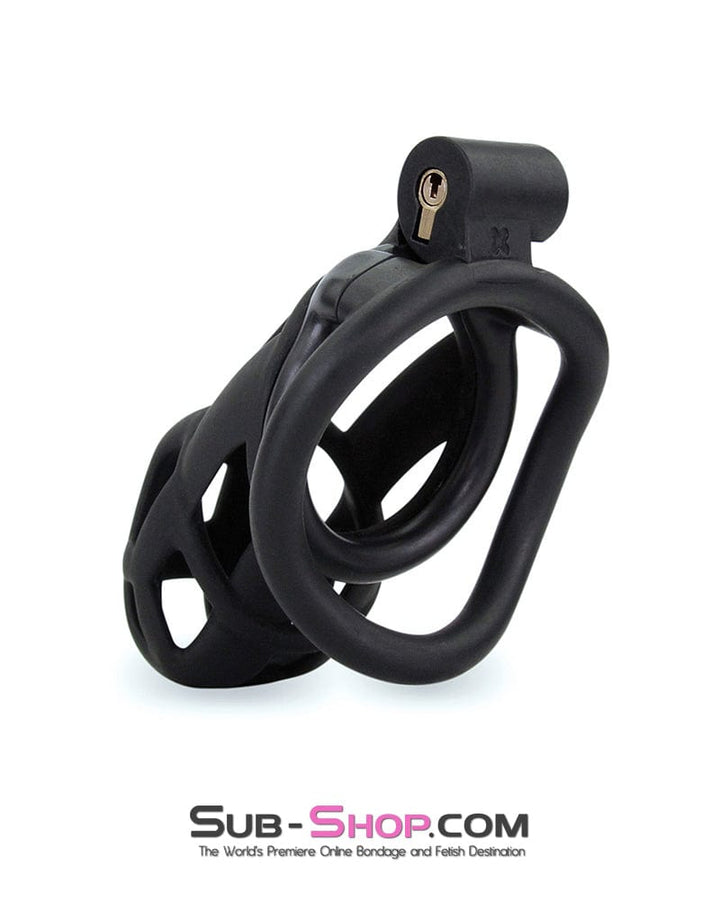 Chastity 9097M      Chastity Games Locking Cock Cage, Long Length