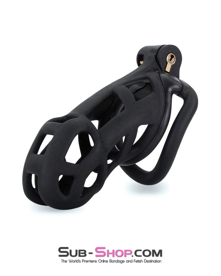 Chastity 9103M      Chastity Games Locking Cock Cage, Extra Large Length