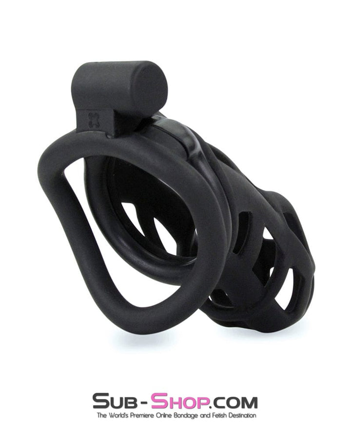 Chastity 9103M      Chastity Games Locking Cock Cage, Extra Large Length