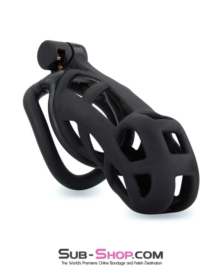 Chastity 9103M      Chastity Games Locking Cock Cage, Extra Large Length