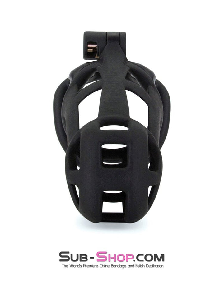 Chastity 9103M      Chastity Games Locking Cock Cage, Extra Large Length