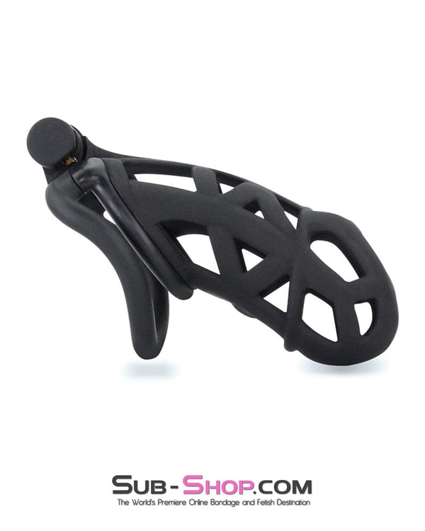 Chastity 9343M      Chastity Games Locking Cock Cage, 2XL Length