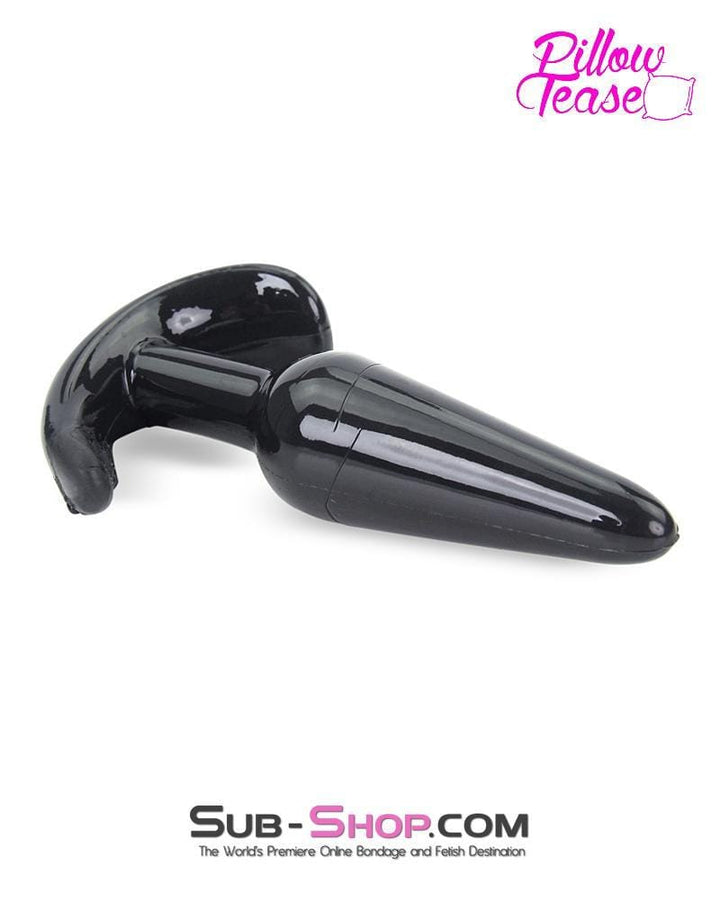 CHECKOUT SPECIAL OFFER 3727M      Anal Beginner Small Black Jelly Butt Plug - SPECIAL OFFER!