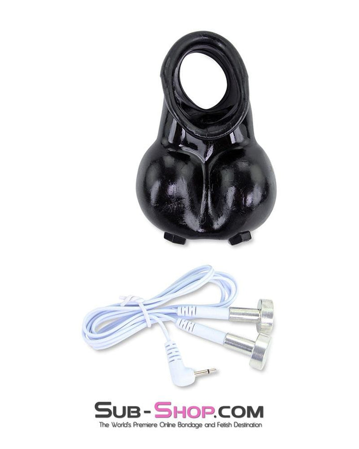 Cock Cage 7846M      Sub-Shock Electro-Stim Ball Torture Cage with Cock Ring